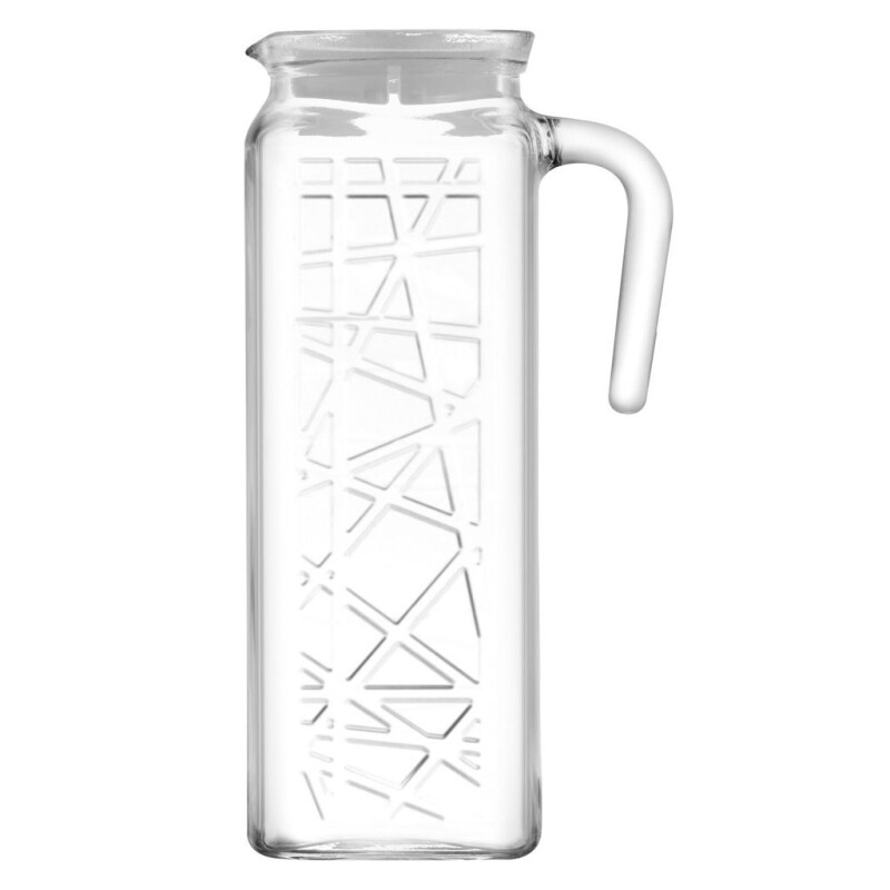 Jarra Vidrio 1200Cc H23 7Cm Blanca Line JARRA VIDRIO 1200CC H23 7CM BLANCA LINE