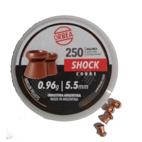 Chumbos Orbea Cobre 5,5mm Shock 250 Unidades Chumbos Orbea Cobre 5,5mm Shock 250 Unidades