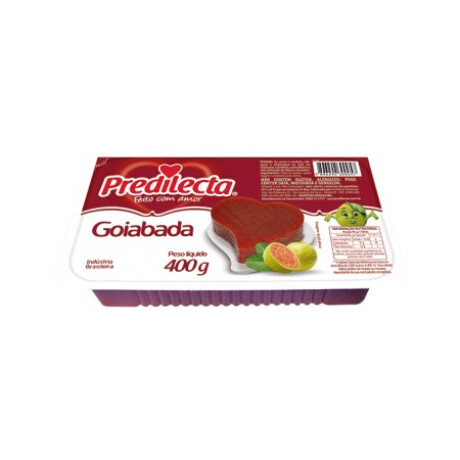 DULCE GOIABADA PREDILECTA BANDEJA PLASTICA 400g DULCE GOIABADA PREDILECTA BANDEJA PLASTICA 400g