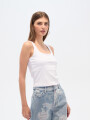 Musculosa Ramas Blanco
