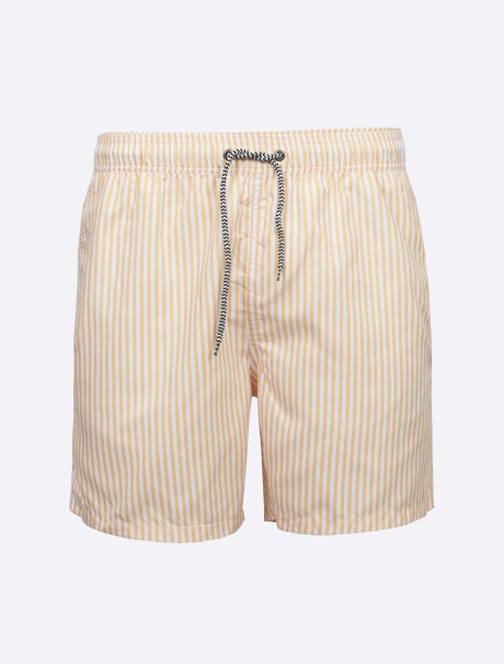 Short estampado amarillo