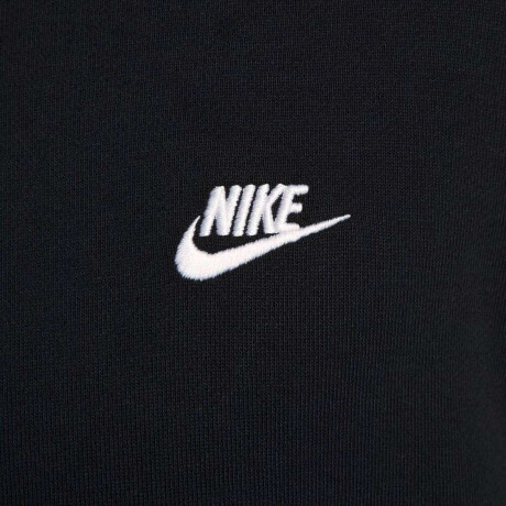 Abrigo Nike Club Fleece Hoodie de Hombre negro