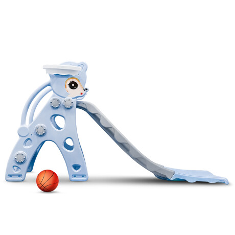 Tobogán Infantil Con Aro De Baloncesto Varios Colores Azul