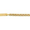 Pulsera Identidad Pantera-Oro bajo-Sin Piedra-PU8013 sinpiedra