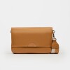 Morral Olivia en cuero graneado Cuoio