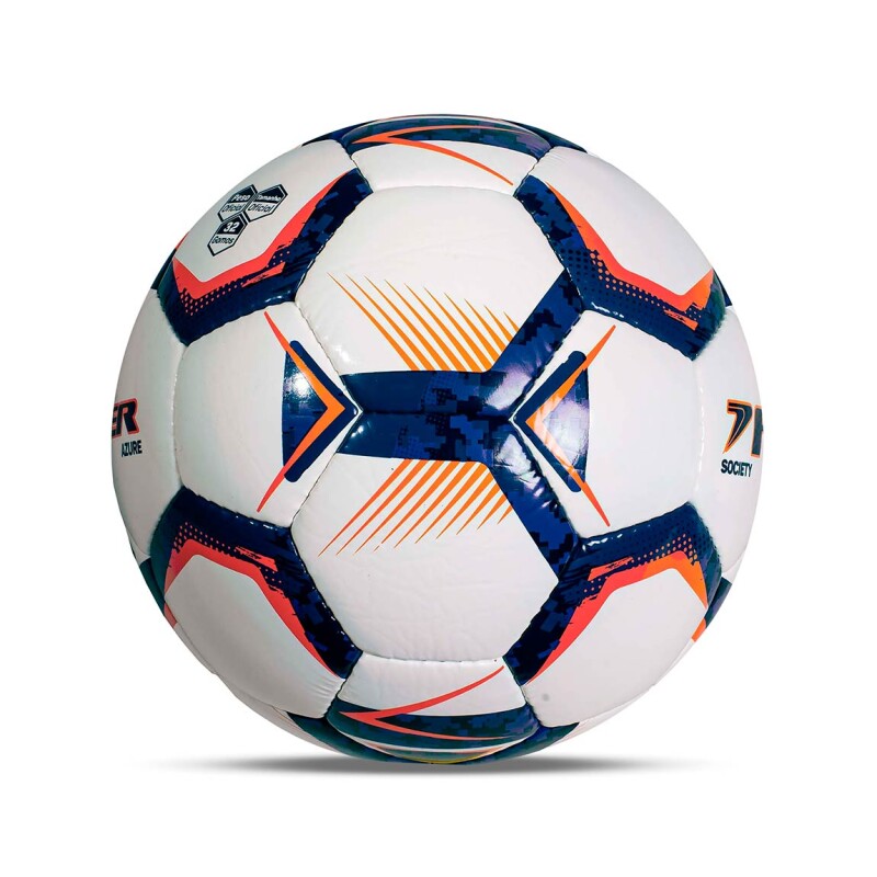 Pelota Fútbol Poker Society Marino-Naranja