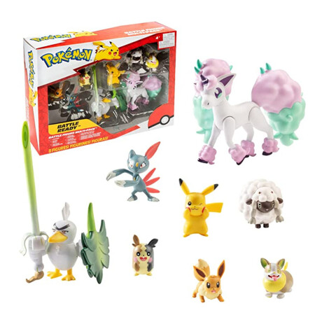 Pokémon Multi Pack Com 8 Figuras De Batalha - Ri Happy