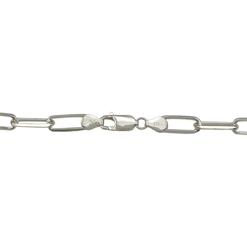 Cadena Force eslabón largo-Plata 925-Sin Piedra-CD3065 sinpiedra