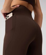 Leggings Flare Oasis PureLuxe High-Waisted Crossover Mujer Cacao