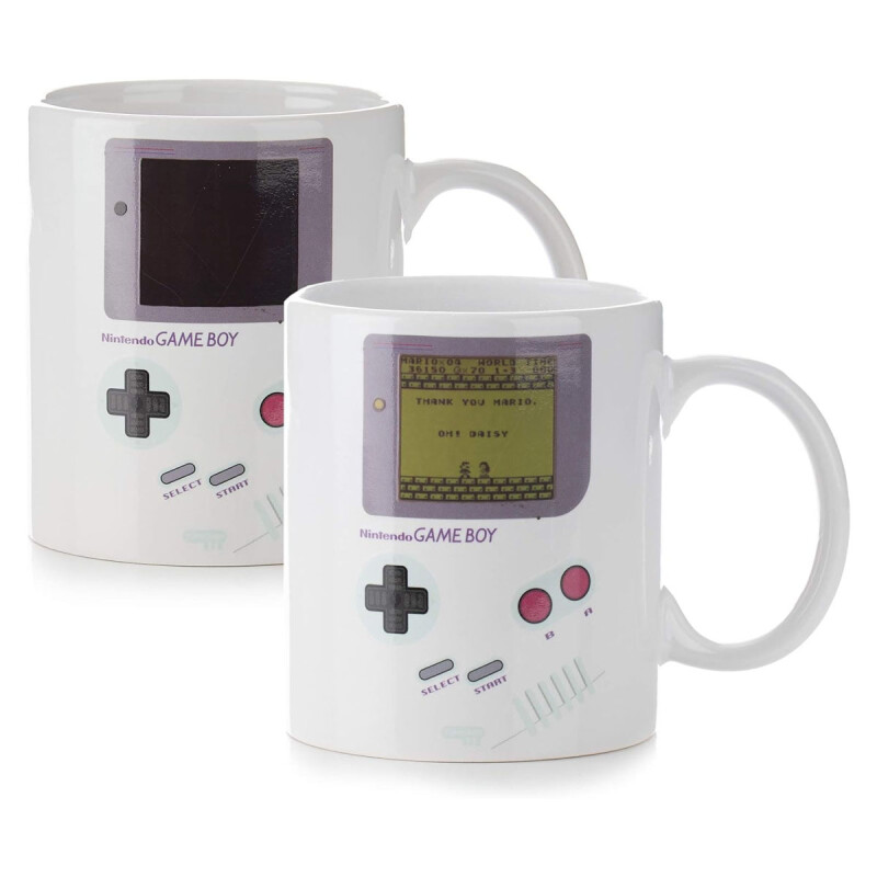 Taza Game Boy que cambia de color con el calor Taza Game Boy que cambia de color con el calor