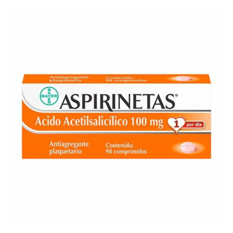 Aspirinetas 100mg 14 Comprimidos Aspirinetas 100mg 14 Comprimidos
