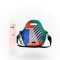 Set de lunchera Big de neopreno con correa ajustable y botella de acero inoxidable 500ml brio set-moonlight/rosa