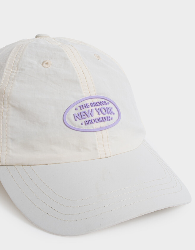 Caps Clasico Gorra Con Tag - Blanco Crudo