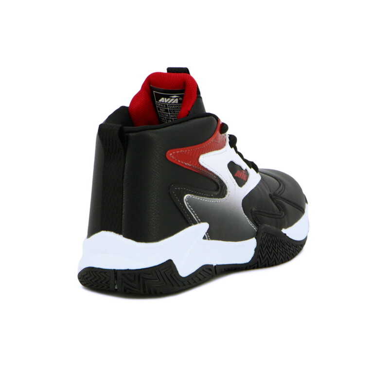 Avia Calzado Deportivo Para Niño Quepos Jr - White/black/red Blanco-negro