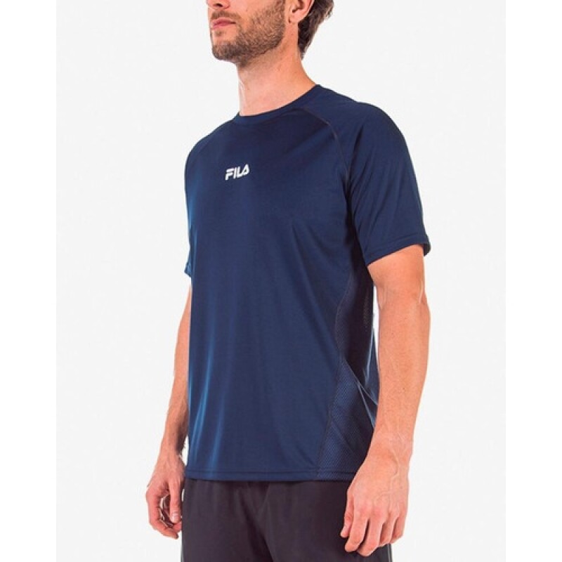 Remera Manga Corta para Hombre Fila Active Azul Remera Manga Corta para Hombre Fila Active Azul