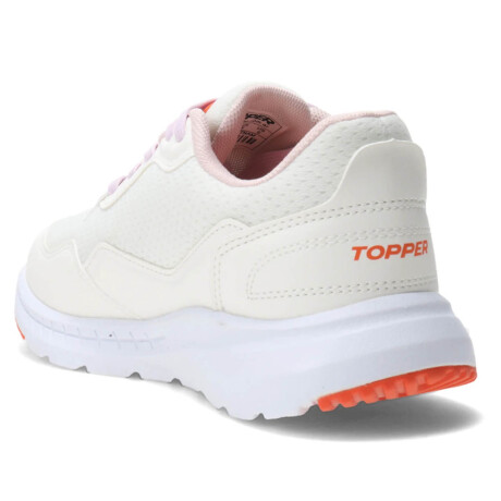 Calzado Topper Championes Deportivos Training Para Dama Strong Peace Blanco