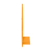 Espejo decorativo con estante Naranja