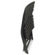 Set x2 Silla Plegable Simil Madera Reforzada Plástico NEGRO