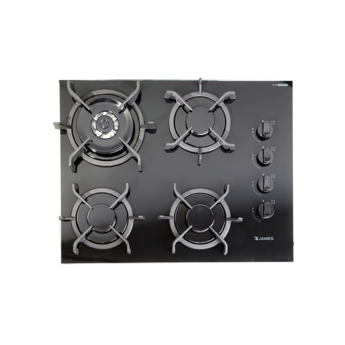 Anáfe JAMES 4 H AGB VN - Vidrio Negro 