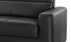 Sillón 100% Cuero - 3 Cuerpos - Sublime Negro
