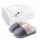 Set Invierno Pantuflas Gamuza + Calienta Cama 1Pza HTS Gris
