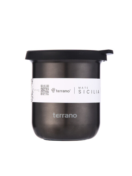 Mate Sicilia Negro Metalizado
