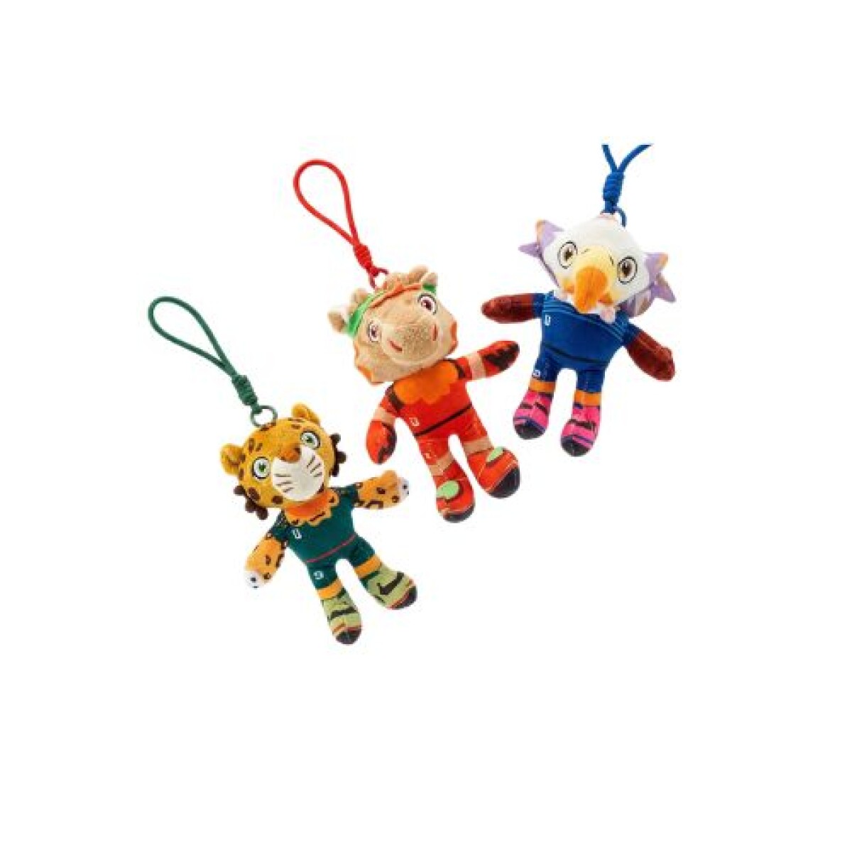 Llaveros del Mundial Fifa 4 Mascota Plush - Llaveros Del Mundial Fifa 4 Mascota Plush 