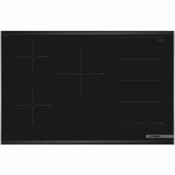 Placa de Induccion Bosch 80cm Negro c/perfiles PXV875DV1E negro