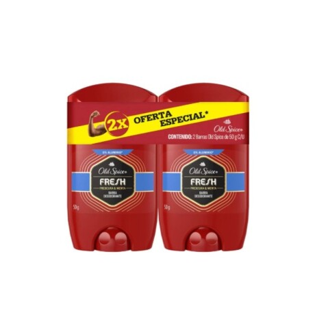 Old Spice Fresh deo en barra pack x2 Old Spice Fresh deo en barra pack x2