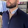 Campera Tejida Azul Marino