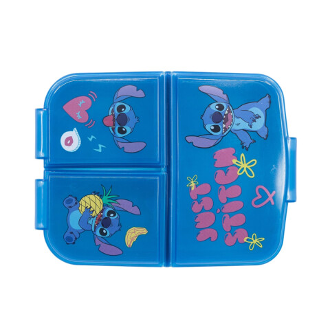 Vianda Compart Stitch con 3 Reparticiones U