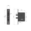 CERROJO STAR 200S PASADOR PERNOS H BIC Cerrojo Star 200s Pasador Pernos H Bic