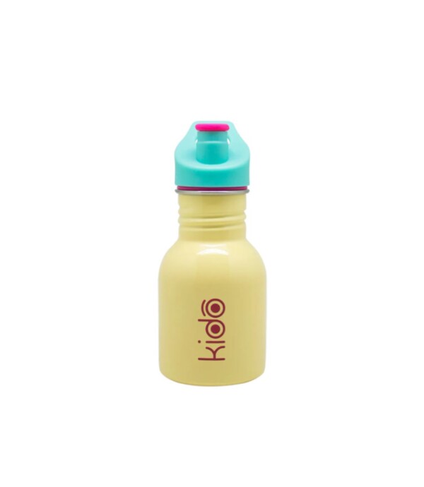 BOTELLA METALICA 335ML KEEP KIDO Amarillo