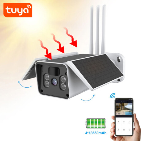 Cámara Seguridad Tuya Smart WIFI SOLAR SM-SC216 001