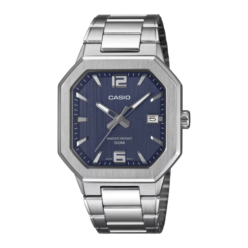 Reloj Casio MTPB195D 7AVDF para hombre con correa de acero Azul