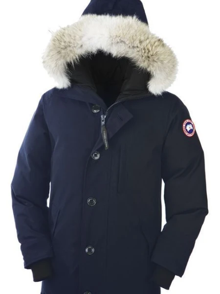 Canada Goose -Campera de poliéster con capucha, Chateau Parka Fusion fit Azul