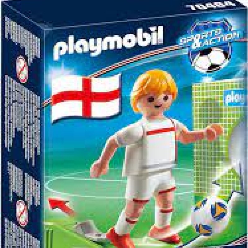 PLAYMOBIL Sports y Action, Jugador de fútbol, Inglaterra 70484 PLAYMOBIL Sports y Action, Jugador de fútbol, Inglaterra 70484