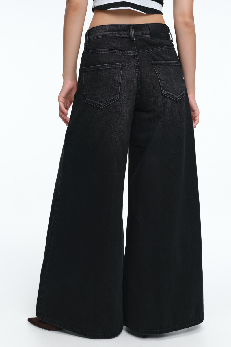 DENIM ANCHO Negro