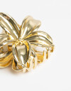 Broche Flores Broche Metálico Flor - Dorado
