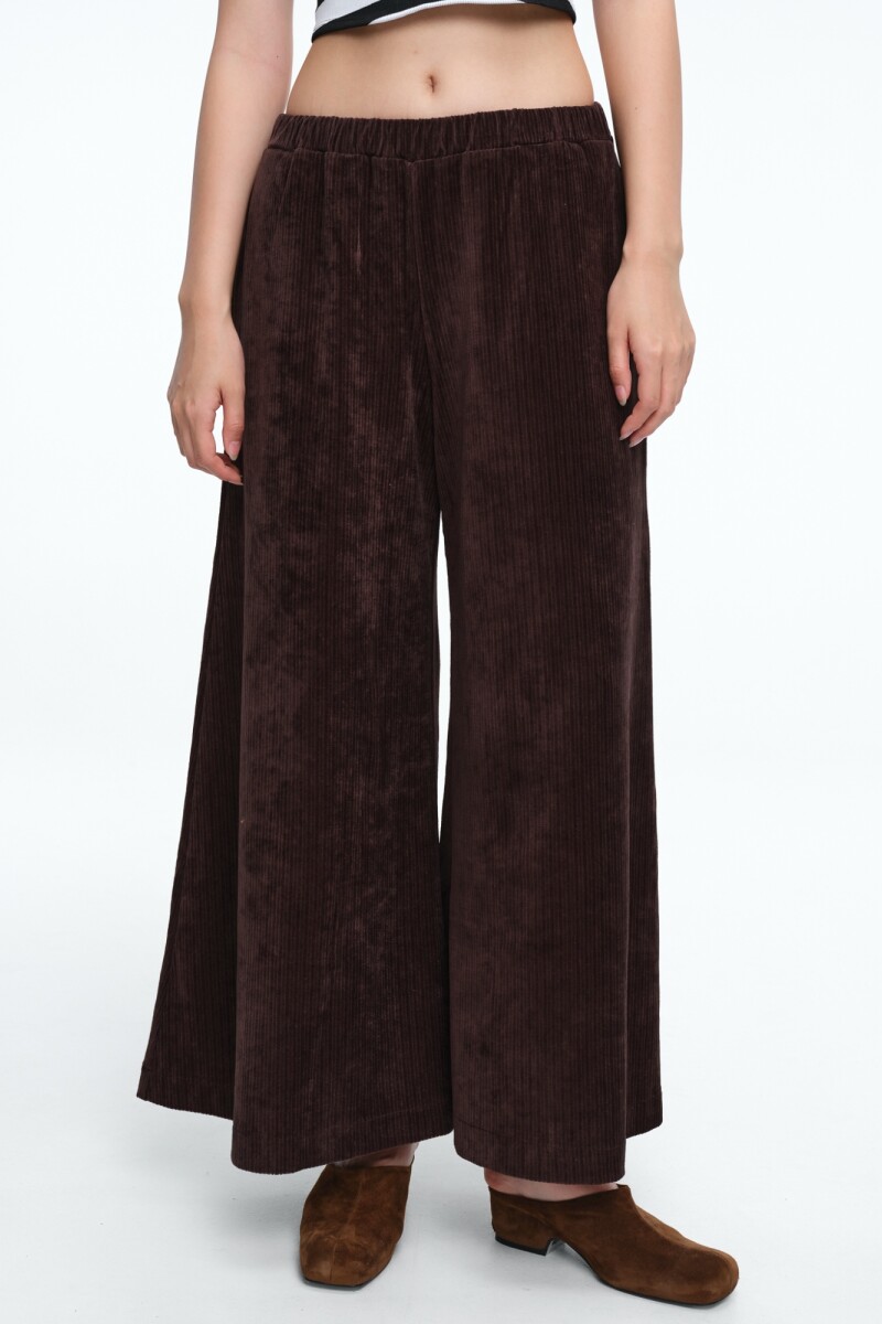 PANTALON ANCHO Marron