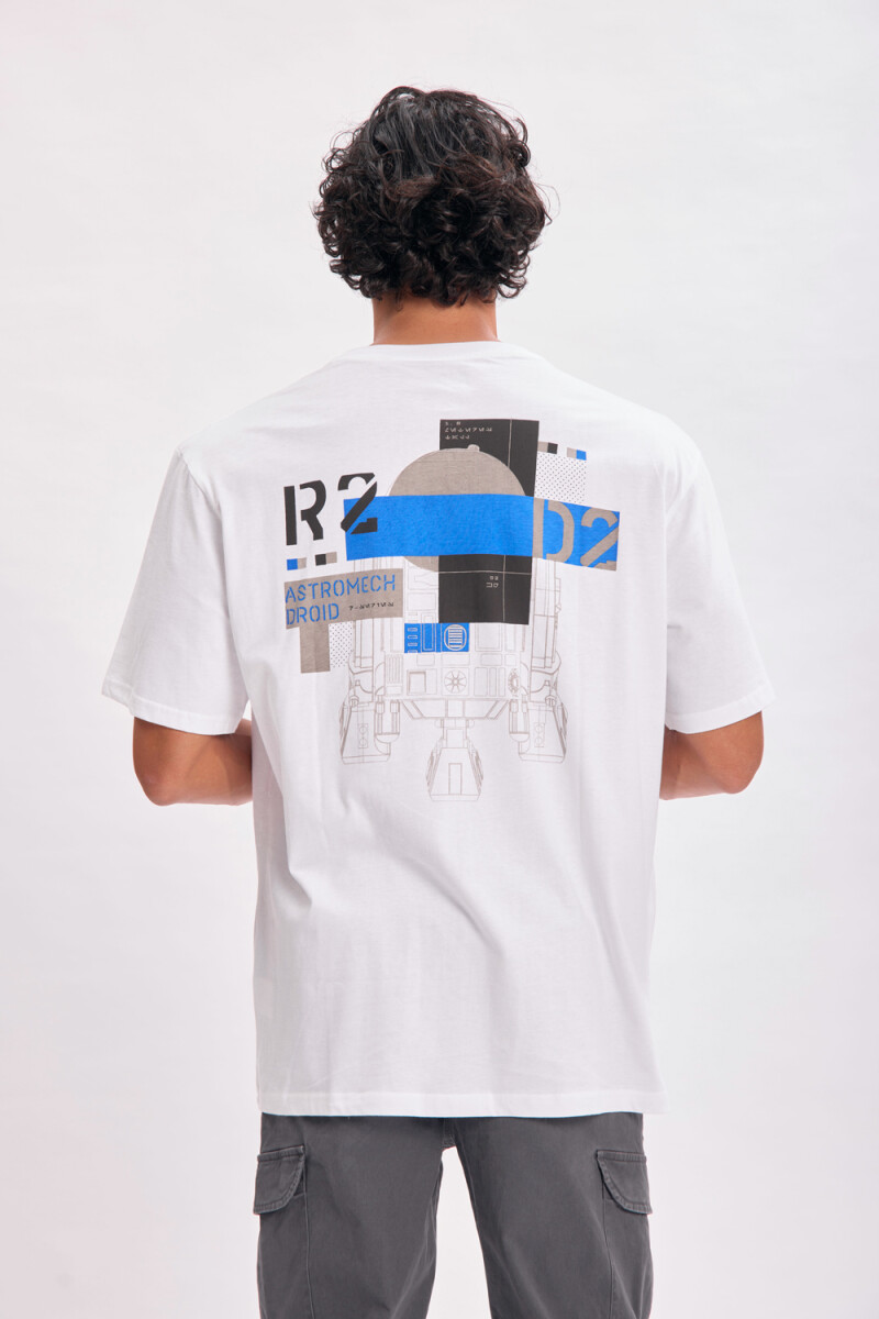 Remera oversize Star Wars Blanco
