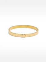 Pulsera Rígida Mano De Fátima - Acero Inoxidable dorado