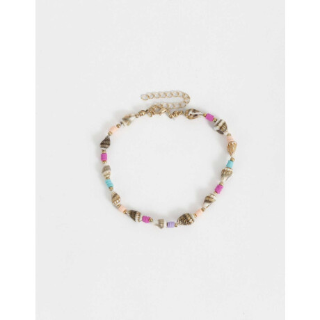Tobillera Caracoles Dorado