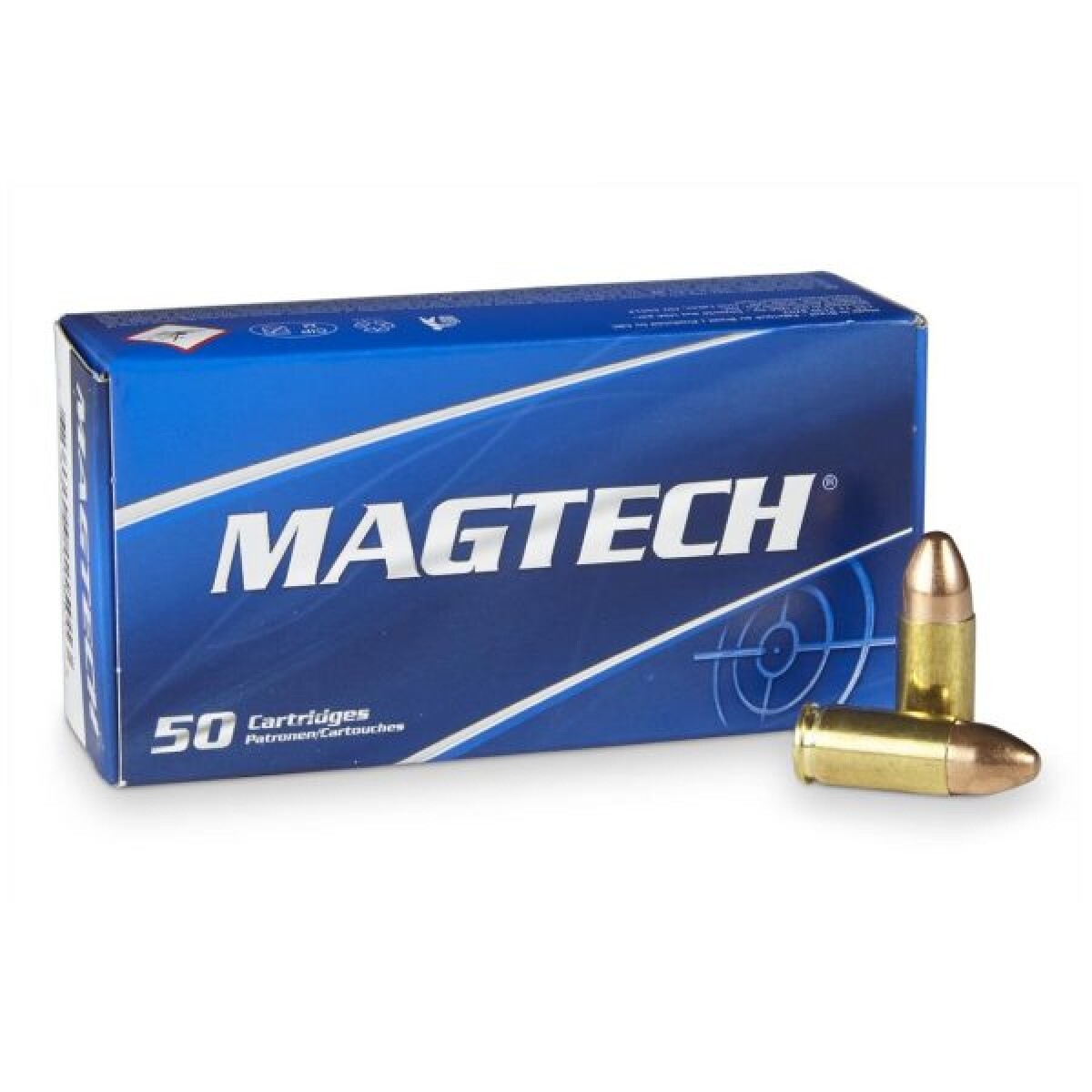 Bala magtech cal 9mm luger fmj 124gr.- 