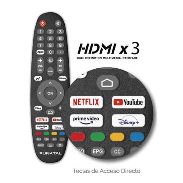 Smart Tv 32" Punktal Pk-32 Wos TV 32 PUNKTAL PK-32WOS