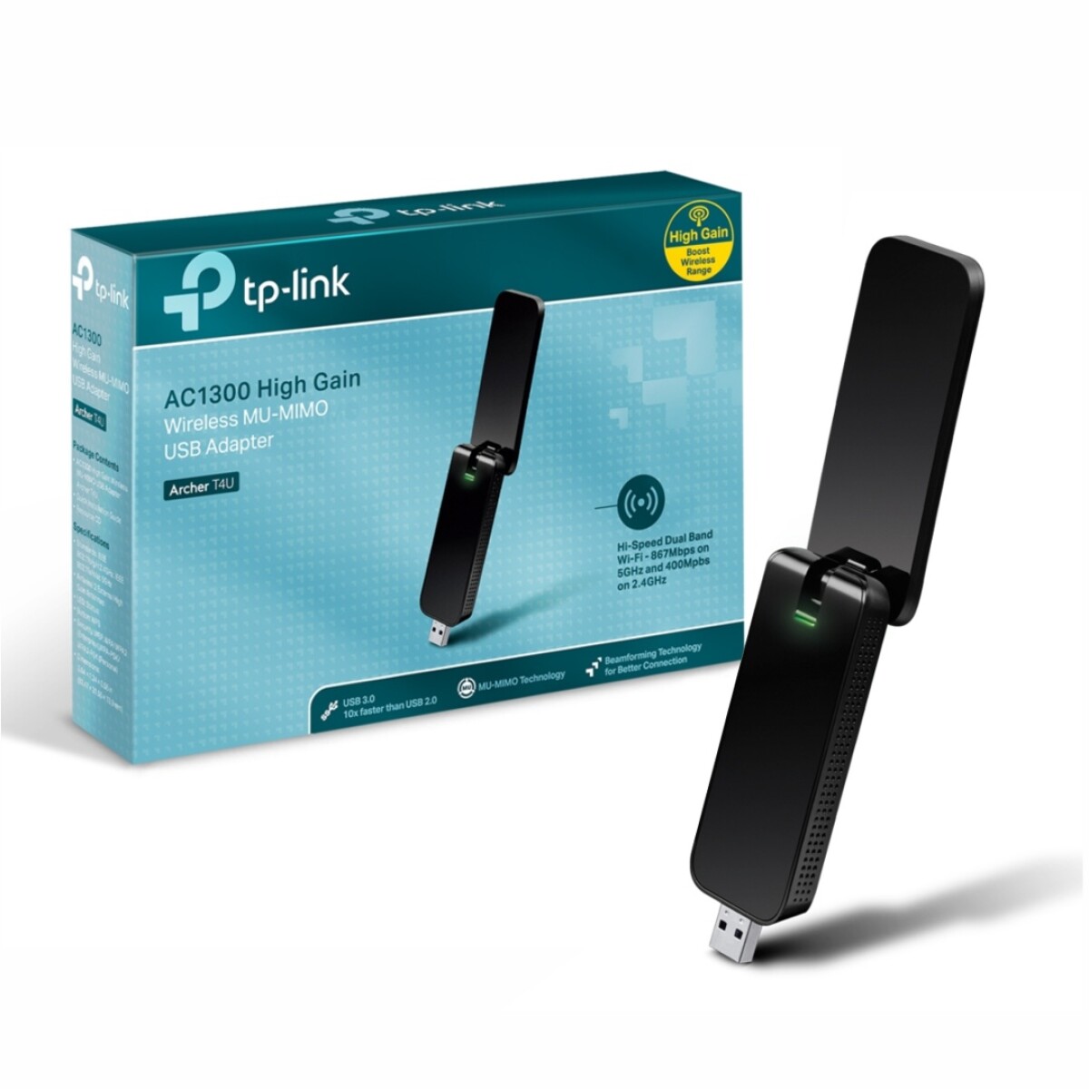 Adaptador USB Tp-link Dual Band AC1300 - 001 