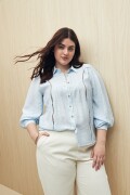 CAMISA MAINA Celeste