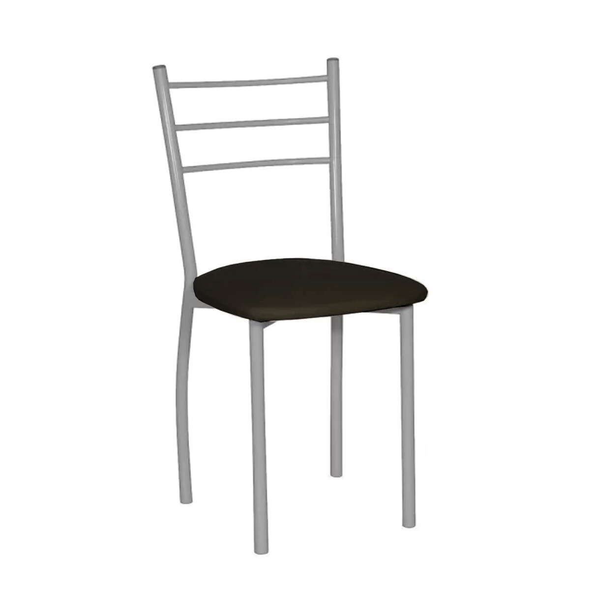 Silla Gitana Acolchonada Con Hierro, Soportan 150 Kg - NEGRO 