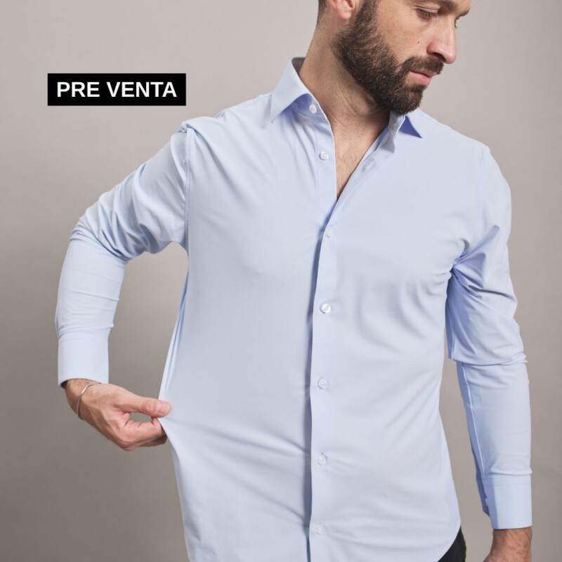 Camisa técnica Celeste