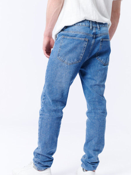 Pantalón Jean Slim Azul Medio